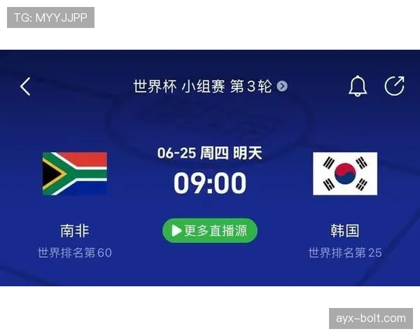 韩国0-1南非赛后观察：A组前二机会错失